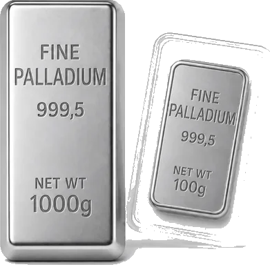 Palladowe sztabki