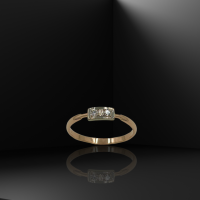 Pierścionek Złoty 14K (Diamond) - obrazek 5