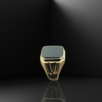 Sygnet Złoty 14K (Onyx) - obrazek 3