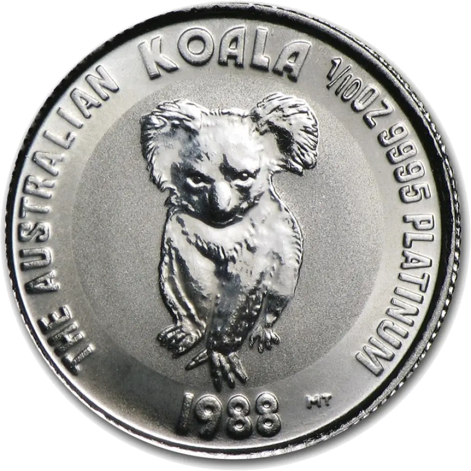 1/10 oz Koala | Platinum | mixed years