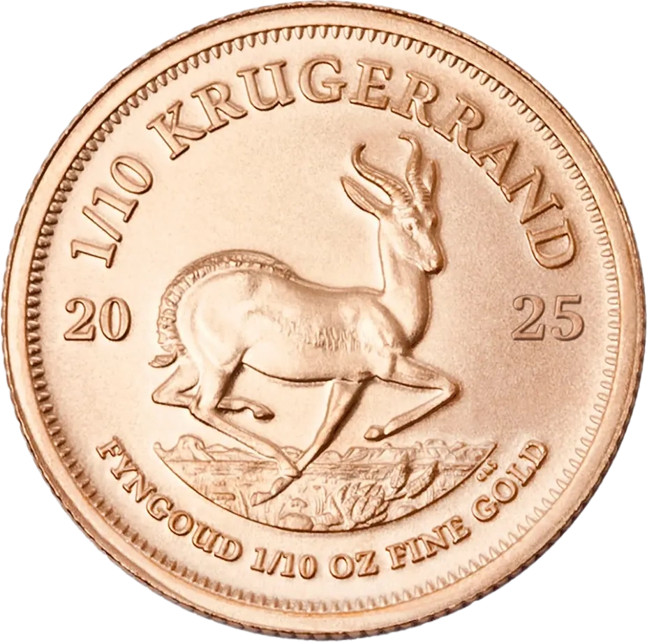 1/10 oz Krugerrand Złota Moneta | 2025