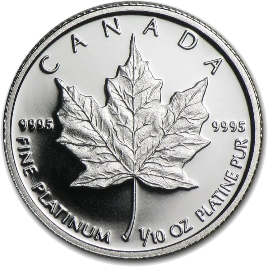 1/10 oz Maple Leaf | Platinum | mixed years