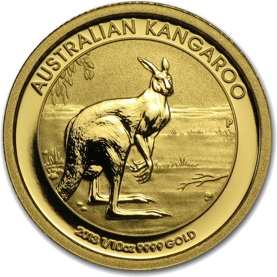 1/10 Uncji Australijski Kangur Złota Moneta | Mieszane Roczniki
