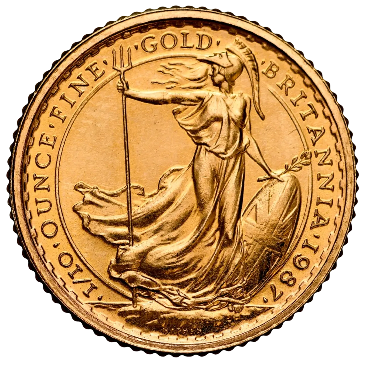 1/10 Uncji Britannia Złota Moneta | Mieszane roczniki| Do 2013