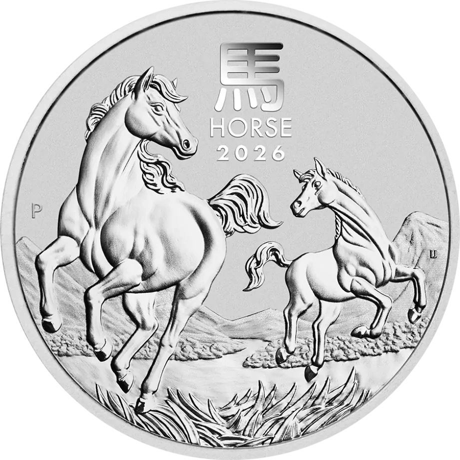 1/2 oz Lunar III Rok Konia Srebrna Moneta | 2026