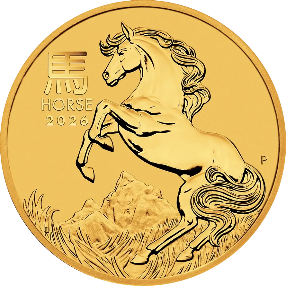 1/2 oz Lunar III Rok Konia Złota Moneta | 2026