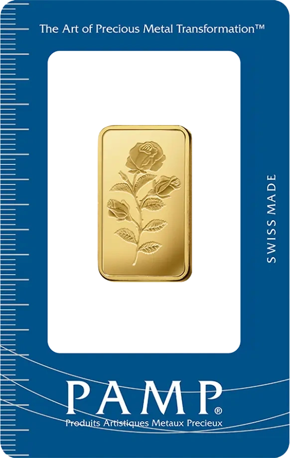 1/2 oz Złota Sztabka Róża | PAMP