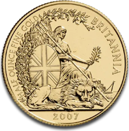 1/2 Uncji Britannia Złota Moneta | Mieszane Roczniki