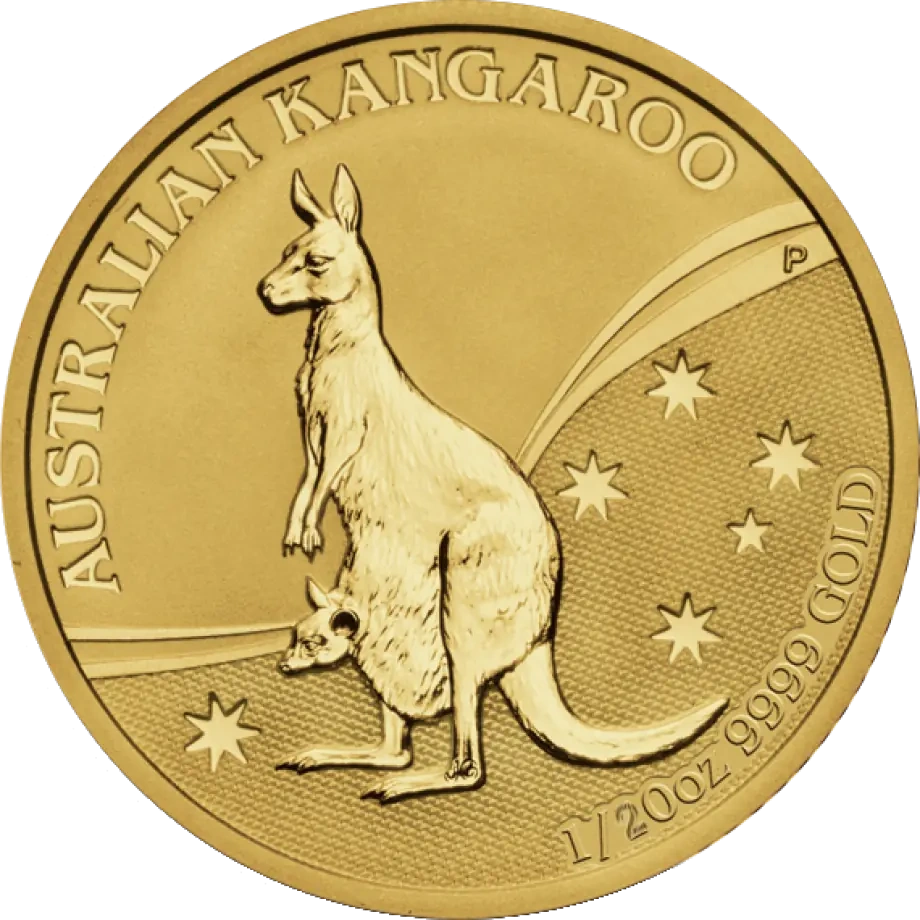 1/20 Uncji Australijski Kangur Złota Moneta | Mieszane Roczniki