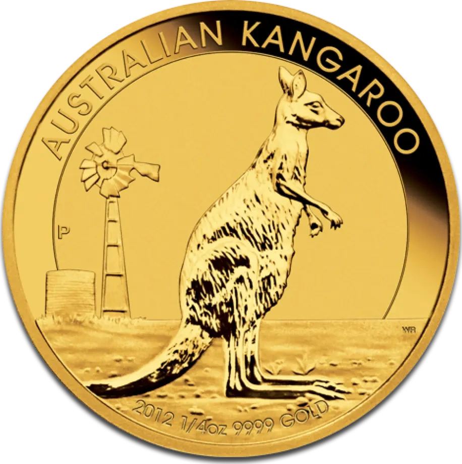 1/4 oz Australijski Kangur Złota Moneta | Mieszane Roczniki