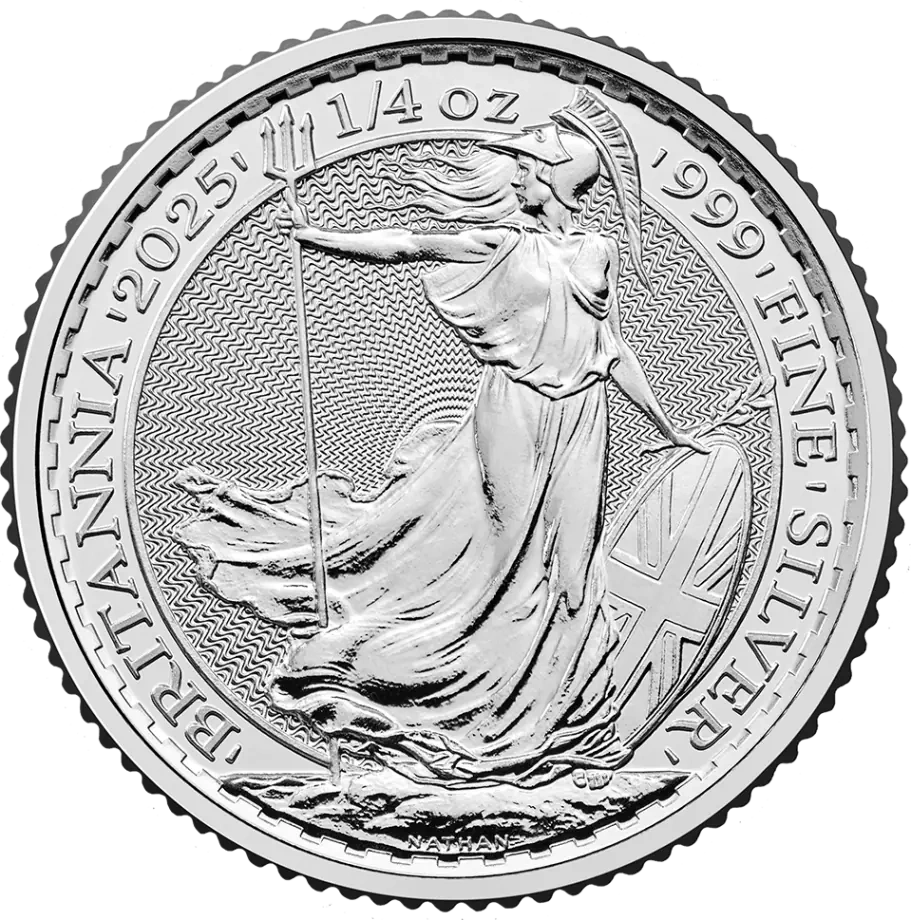 1/4 oz Britannia Karol III Srebrna Moneta | 2025