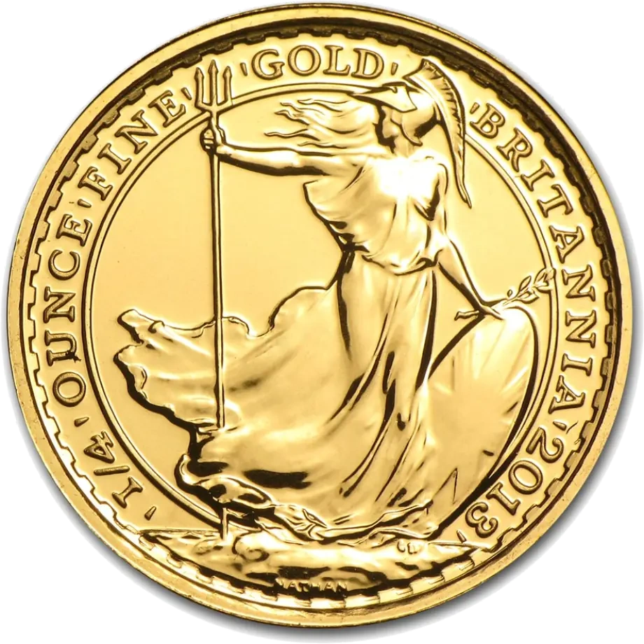1/4 Uncji Britannia Złota Moneta | Mieszane Roczniki