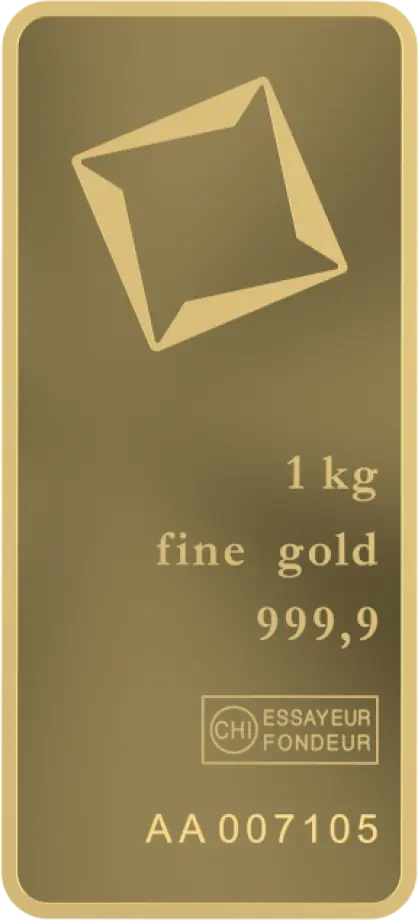 1 Kilogram Złota Sztabka | Valcambi