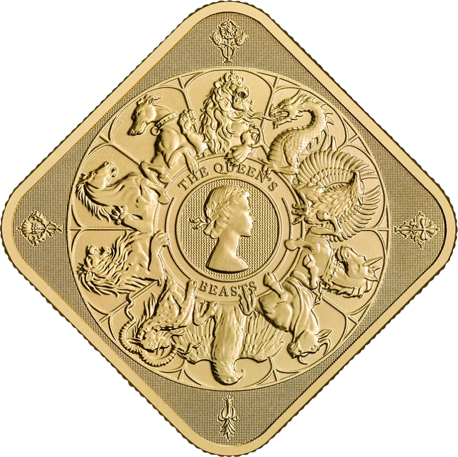 1 oz Bestie Królowej Completer Sztabka Złota | Royal Mint