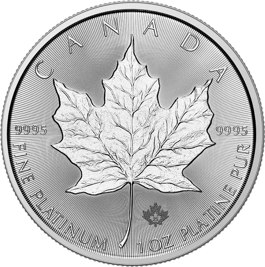 1 oz Liść Klonowy Platynowa Moneta | 2025