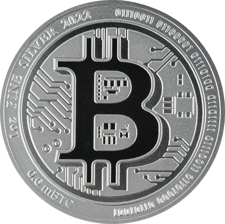 1 oz Srebrny Bitcoin