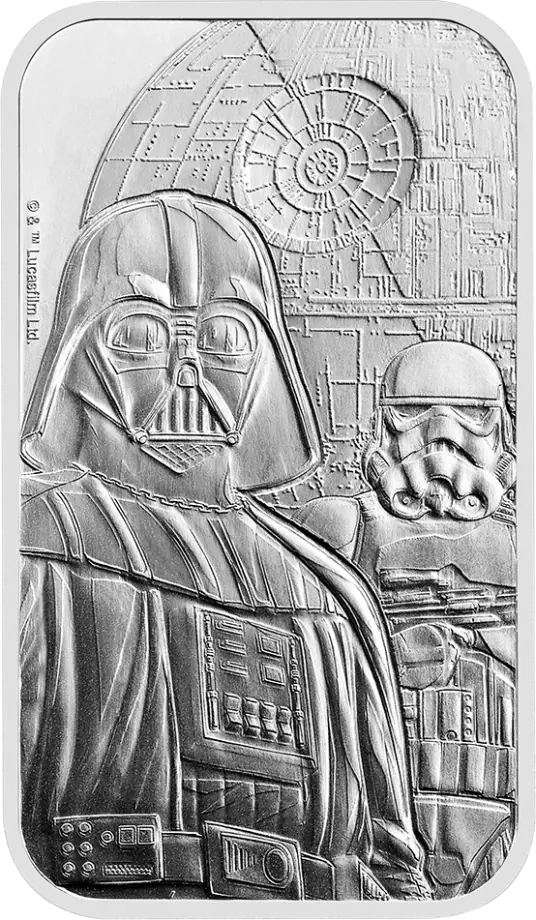 1 oz Star Wars Dark Side Srebrna Sztabka | The Royal Mint