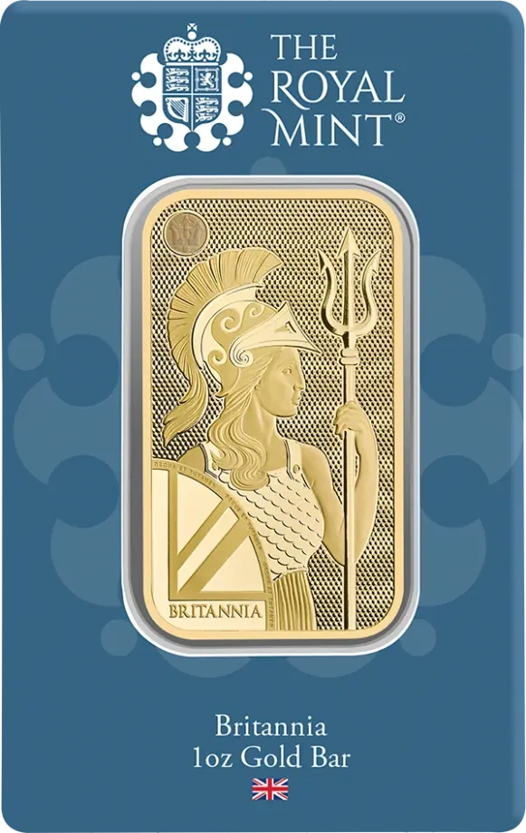 1 Uncja Britannia Sztabka Złota | Royal Mint