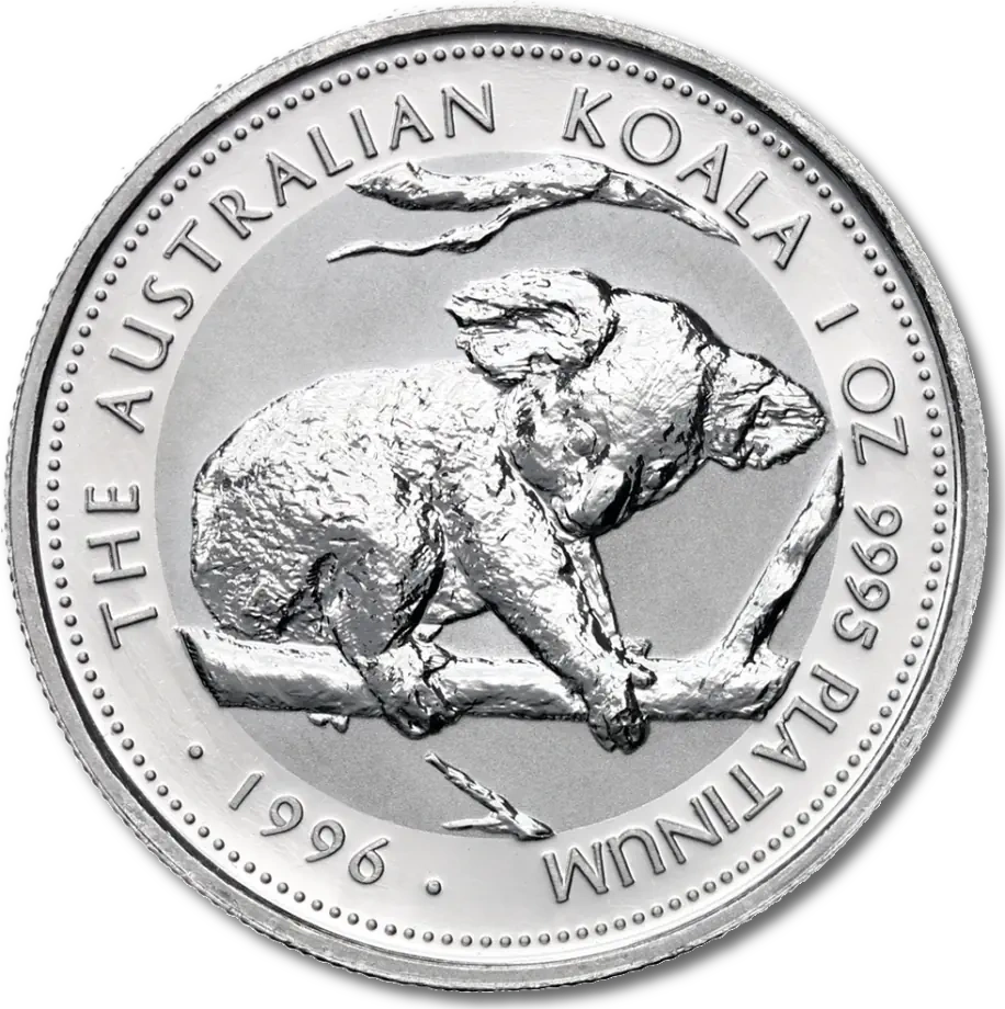 1 Uncja Koala Platynowa Moneta | Mieszane Roczniki