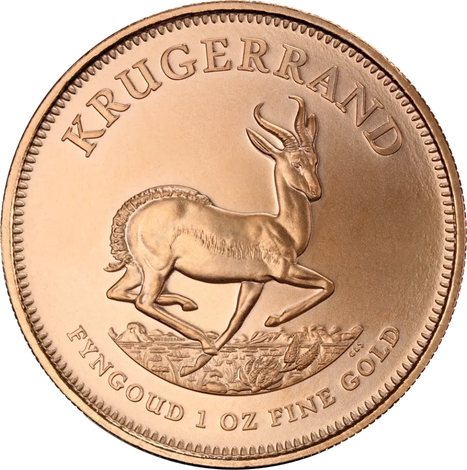 1 Uncja Krugerrand Złota Moneta | Mieszane Roczniki