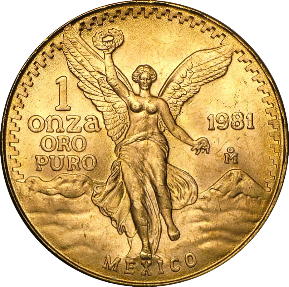 1 Uncja Meksyk Libertad Złota Moneta | 1981