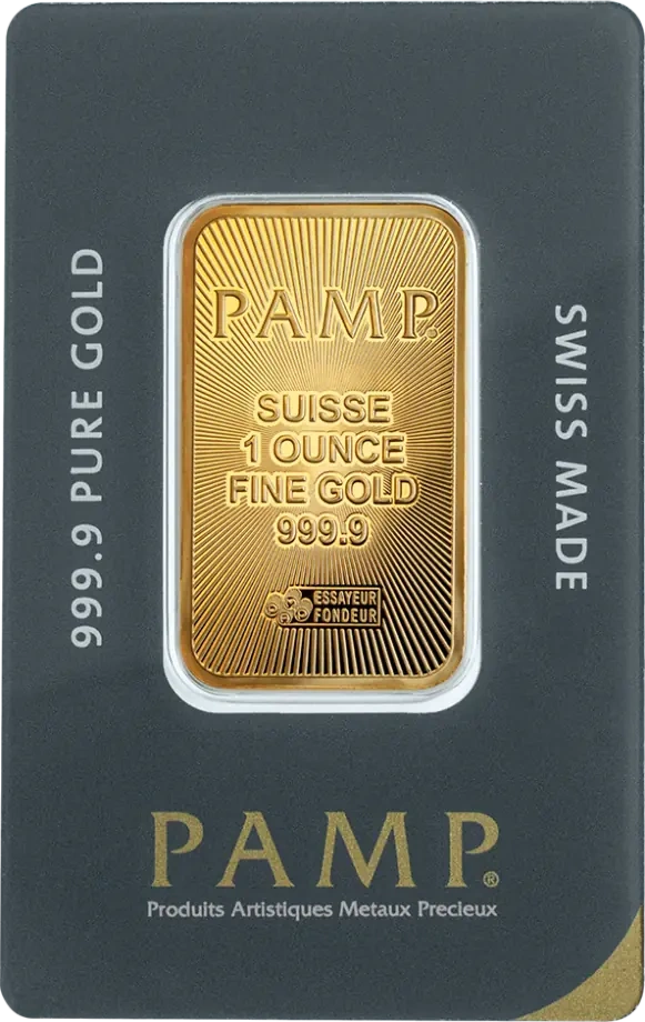 1 Uncja Złota Sztabka | PAMP Suisse