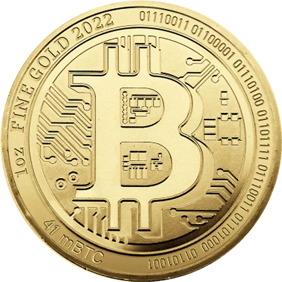 1 Uncja Złoty Bitcoin