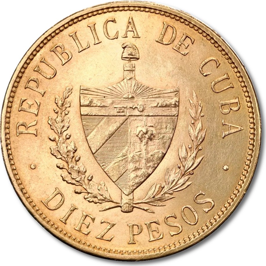 10 Cuban Pesos | Gold | 1902-1916