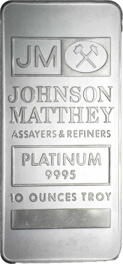 10 oz Platynowa Sztabka | Johnson Matthey