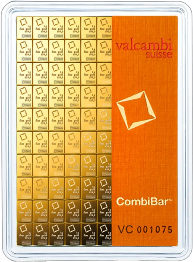 100 x 1 g CombiBar® Złota Sztabka | Valcambi