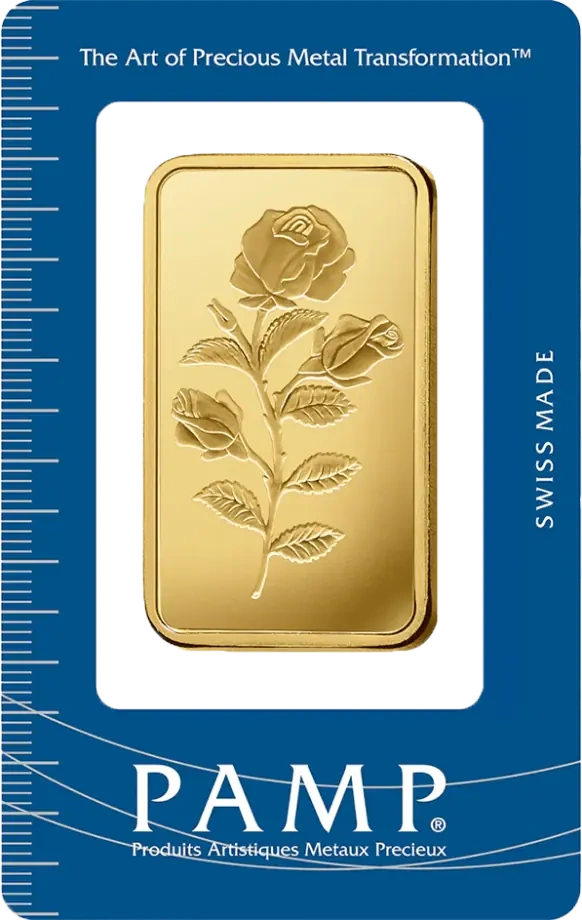 100g Złota Sztabka Róża | PAMP