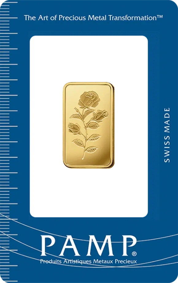 10g Złota Sztabka Róża | PAMP