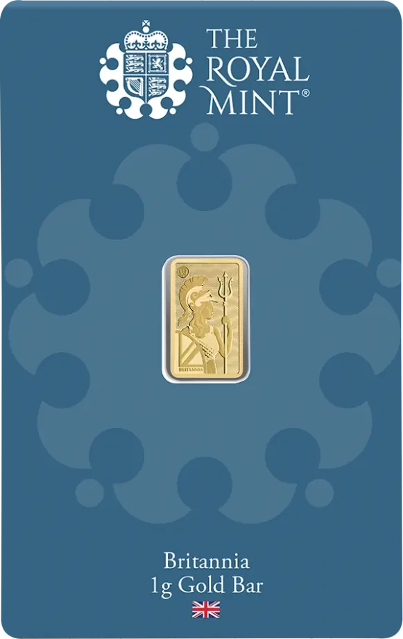 1g Britannia Sztabka Złota | Royal Mint