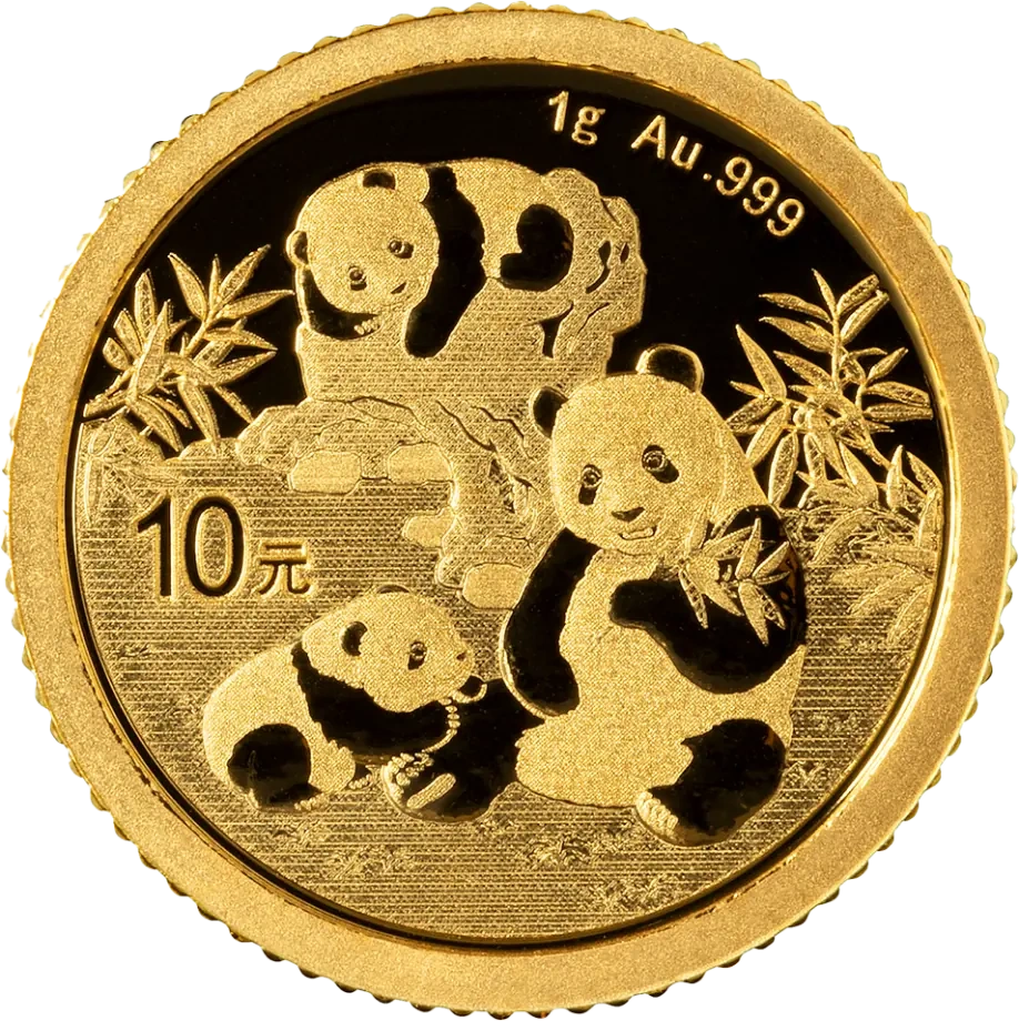 1g Chińska Panda Złota Moneta | 2025