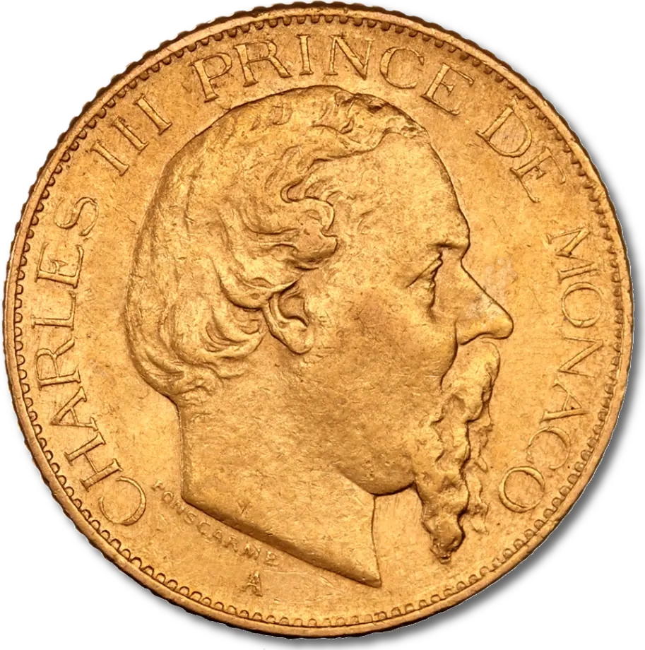 20 Francs Charles III Monaco | Gold | 1878 - 1879