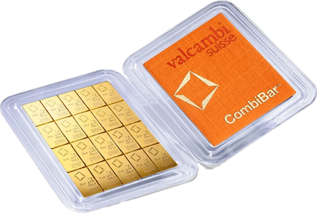 20 x 1g CombiBar® Złota Sztabka | Valcambi