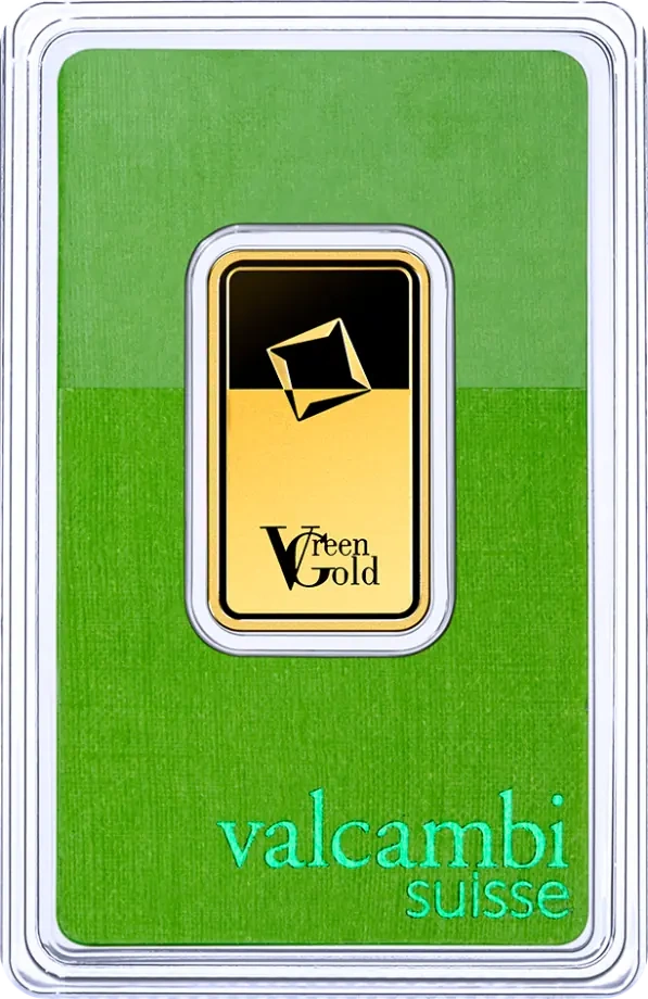 20g Złota Sztabka | Valcambi | Green Gold