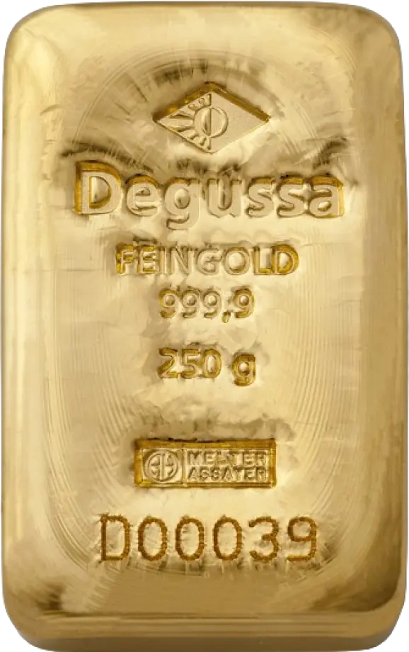 250g Złota Sztabka | Degussa
