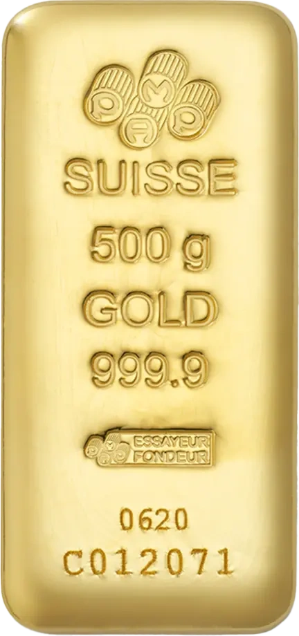 500g Złota Sztabka | PAMP Suisse