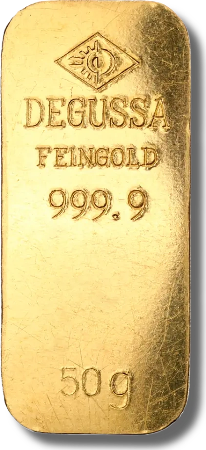 50g Gold Bar | Degussa
