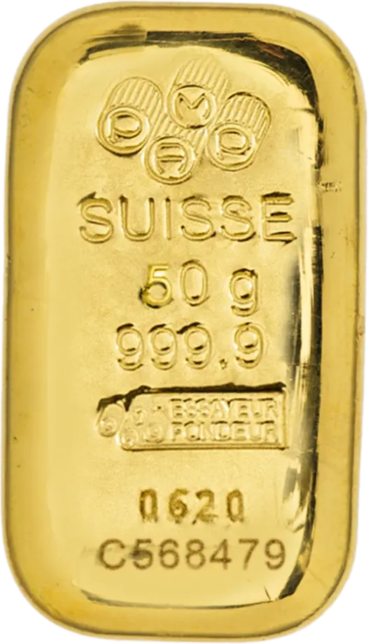 50g Złota Sztabka | PAMP Suisse