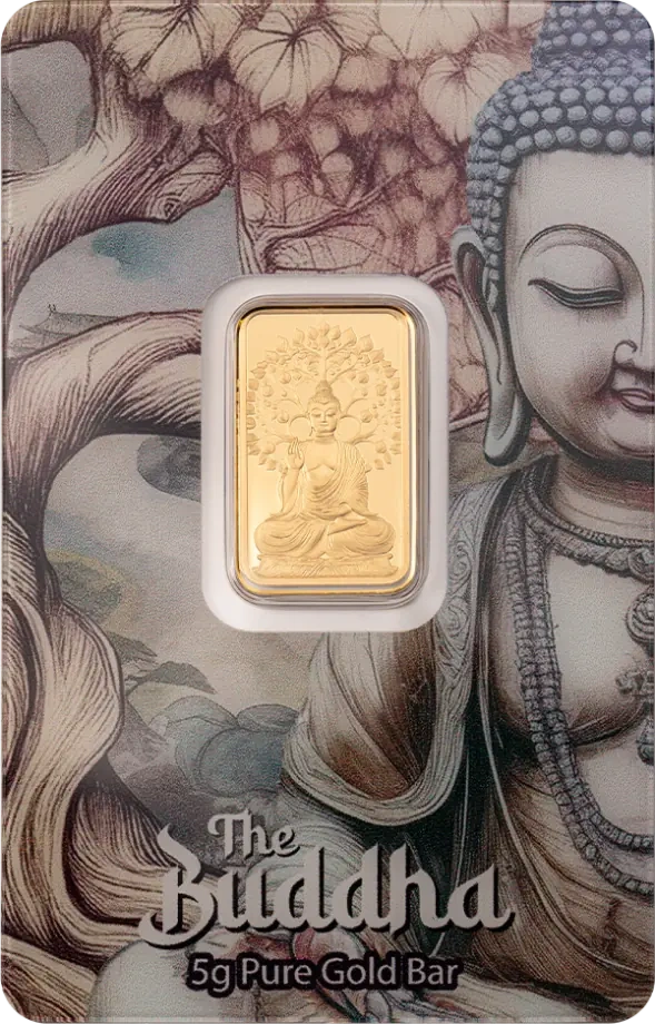 5g Złota Sztabka | PAMP | Lucky Buddha