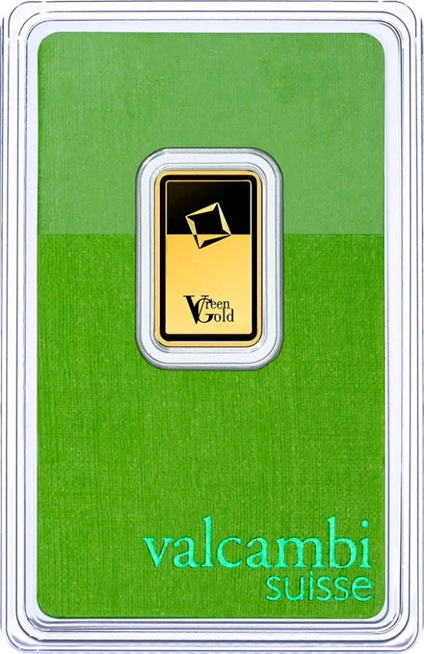 5g Złota Sztabka | Valcambi | Green Gold