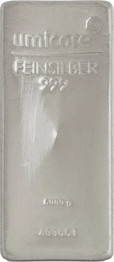 5kg Srebrna Sztabka | Umicore | LBMA