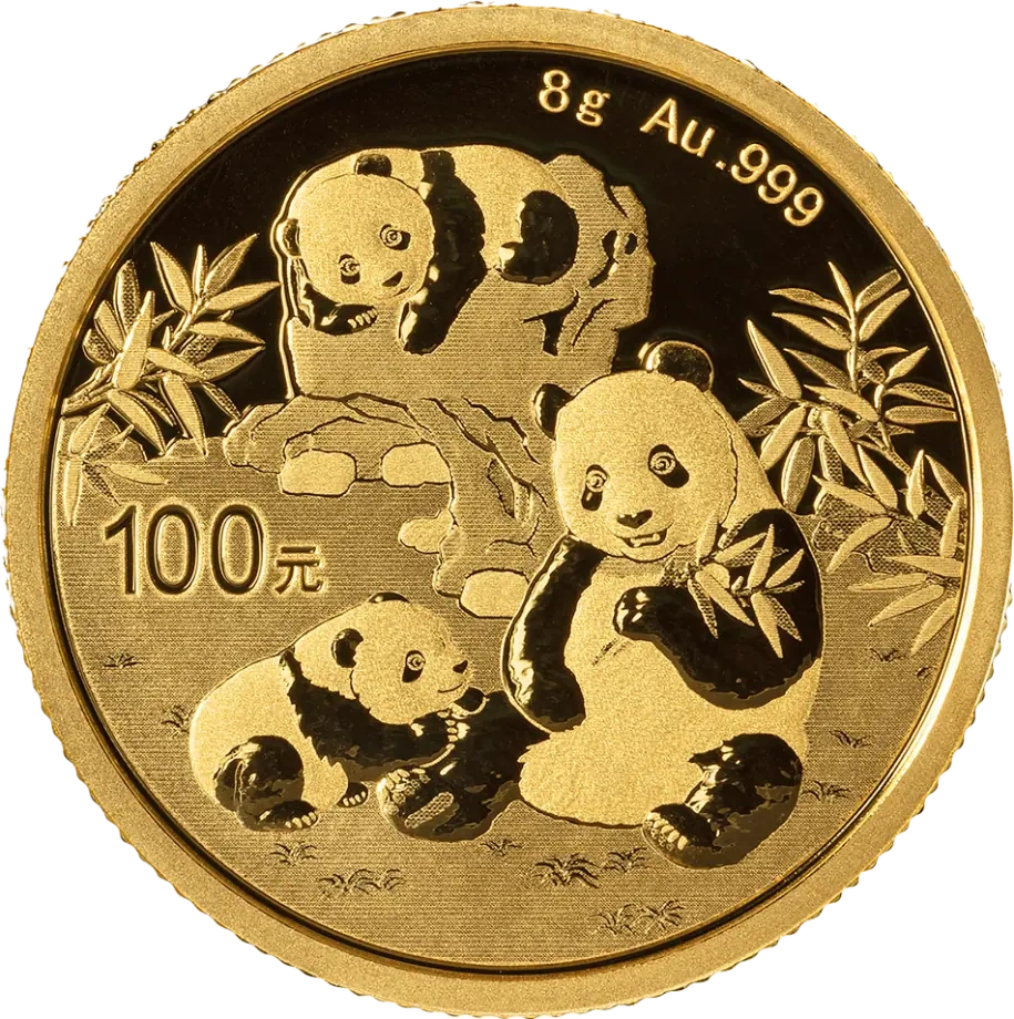 8g Chińska Panda Złota Moneta | 2025