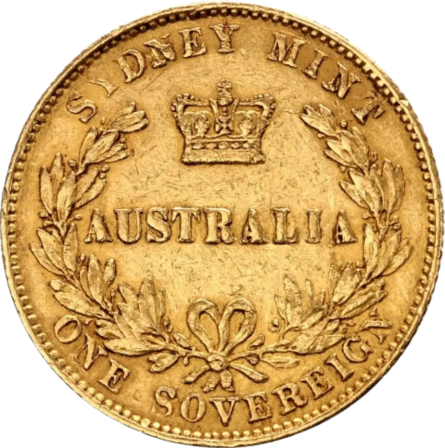 Suweren Australia Wiktoria Złota Moneta | 1855 - 1901