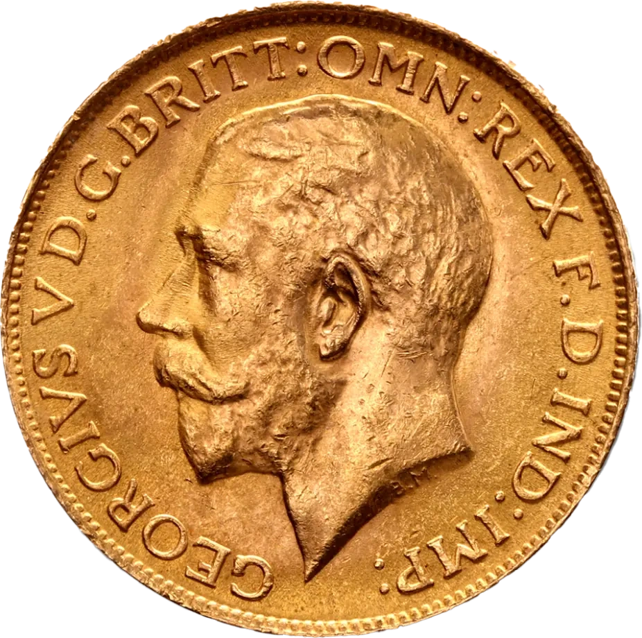 Suweren Król Jerzy V Złota Moneta | 1911 - 1932