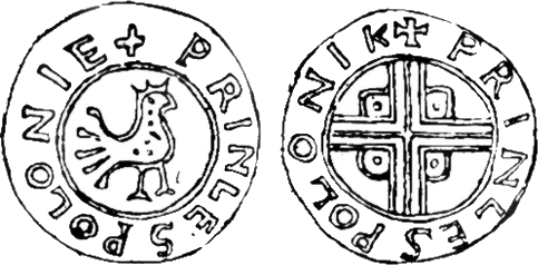 Denary mennicy krakowskiej Bolesława Chrobrego — XI w. — wycena Lemoon