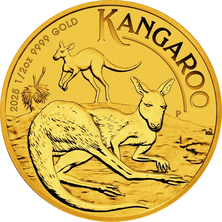 1/2 oz Australijski Kangur Złota Moneta | 2025