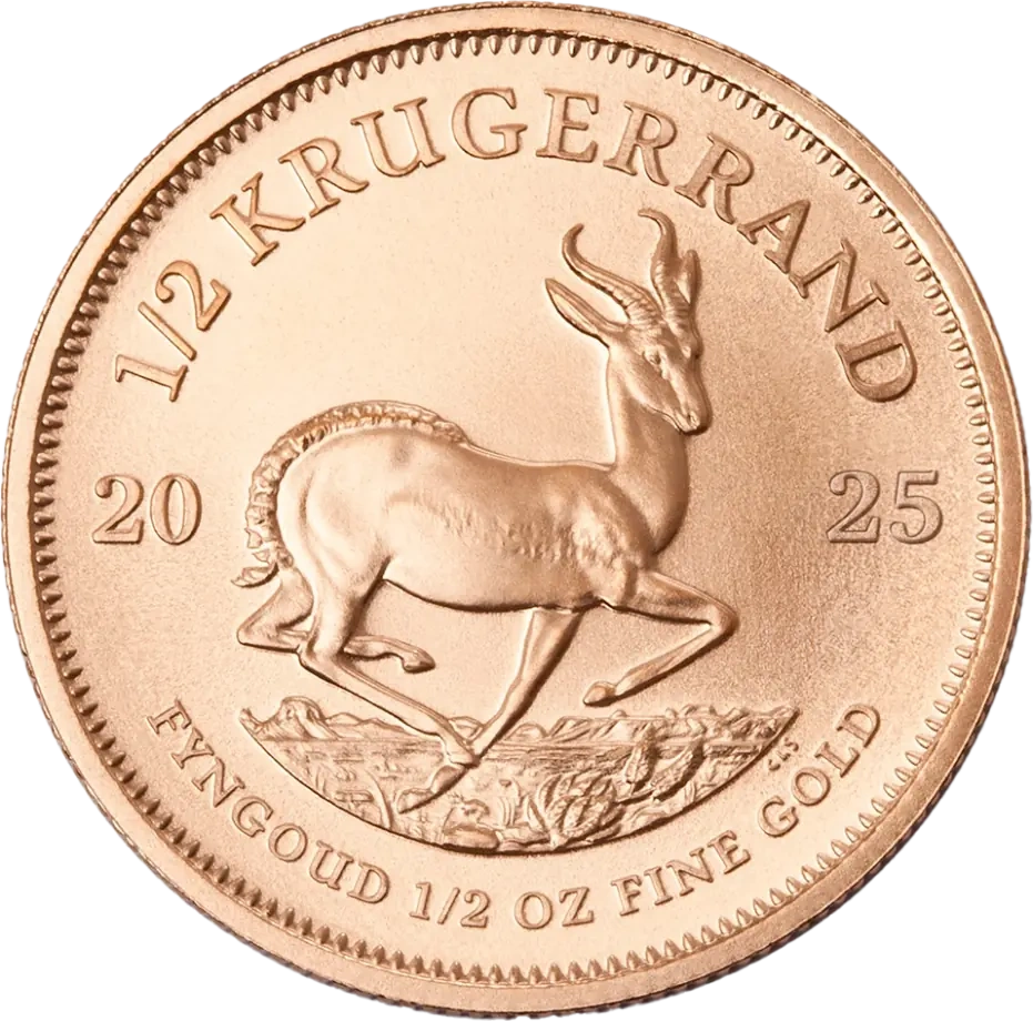 1/2 oz Krugerrand Złota Moneta | 2025